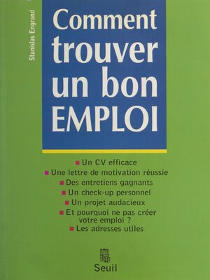 cover image of Comment trouver un bon emploi